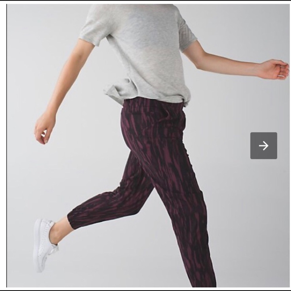 Lululemon patterned joggers
